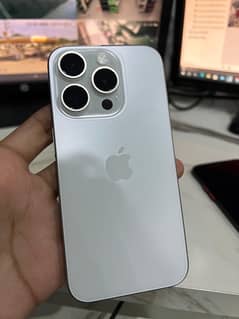 iphone 15 pro jv (white titanium )