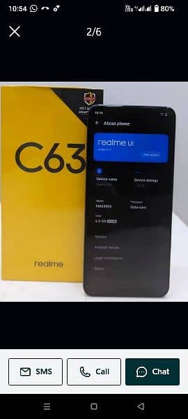 realme c63 (6+4/128) 1