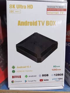 android box version 15.1 8gb ram 128gb rom