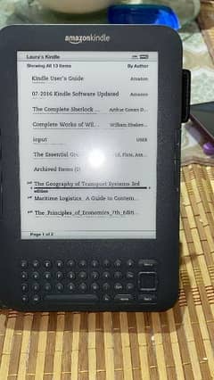 Amazon Kindle keyboard (4G,Wifi +3G,Black)