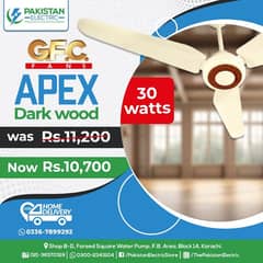 Ceiling Fans | 30 watts Inverter | AC DC | GFC APEX | Energy Saving