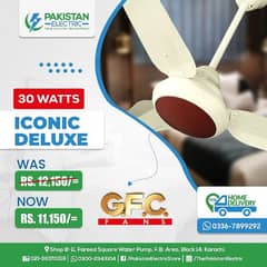 Ceiling Fans | 30 Watts | Inverter Fans | GFC Iconic | Energy Saving