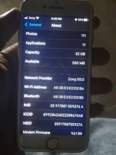 Iphone 7 PTA approved 32gb