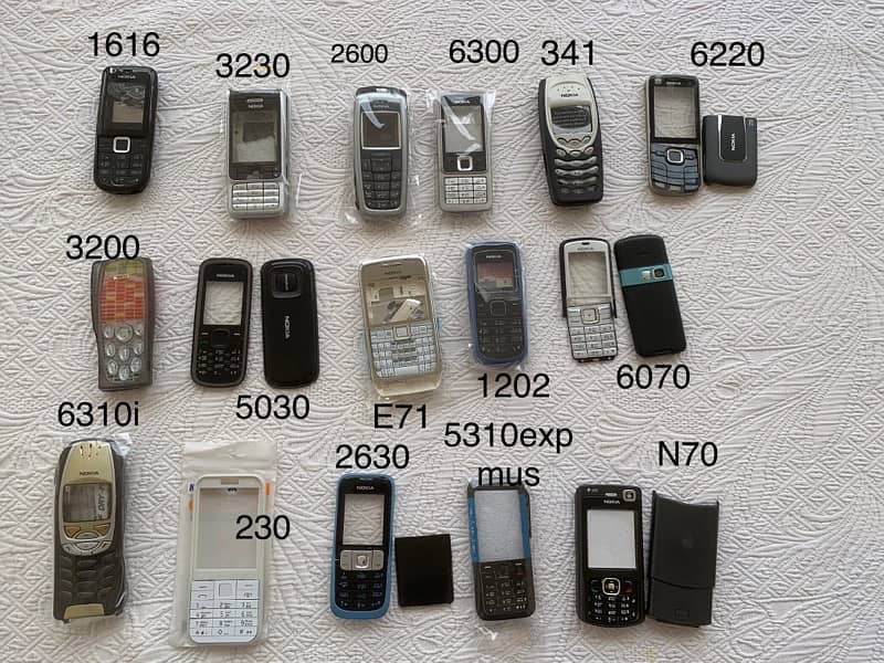 all nokia casing 6120 c1 1662 112 6111 e50 6233 e66 300 0