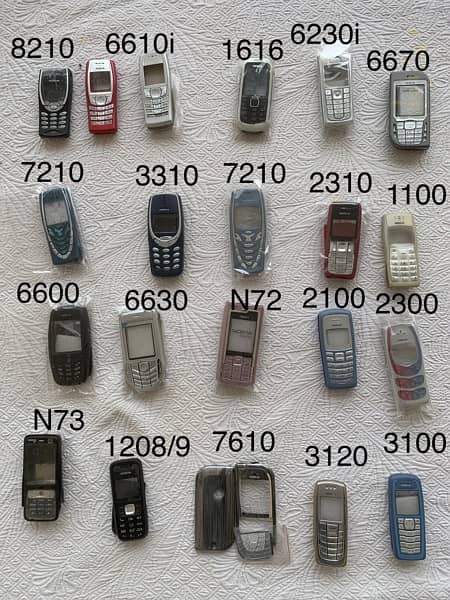 all nokia casing 6120 c1 1662 112 6111 e50 6233 e66 300 2