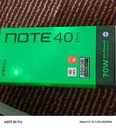 argent sale infinix note 40 pro 12/256