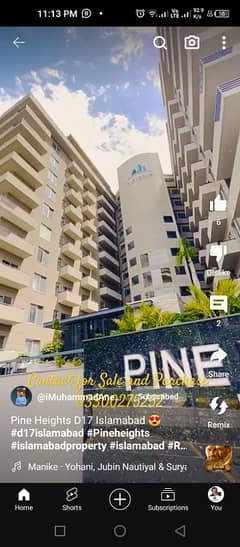 Full Furnished 2 Bedroom Luxury Apartment available in D-17 Pine Heights