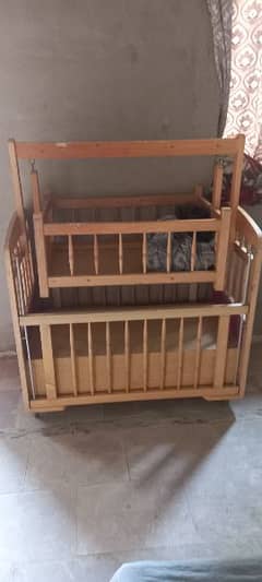 wooden Baby cot