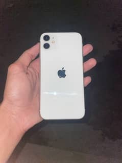 (IPHONE 11) 10/8 condition WHITE COLOUR ONLY MOBILE PHONE