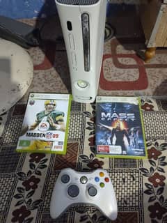 XBOX 360 250GB JTAG 40 GAMES INSTALED WITH 2 CD ONE WIRELES CONTROLLER 0