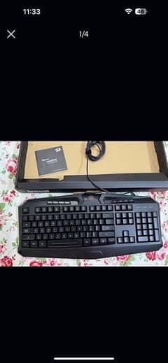 wired gaming keyboard with rgb lights 0