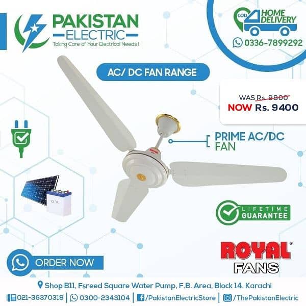 Ceiling Fans | AC DC Fans | Inverter 30 Watts | Energy Saving Fans 11