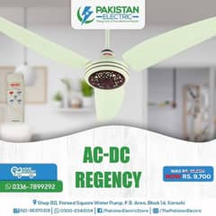 Ceiling Fans | AC DC | Royal Regency | Energy Saving Fan