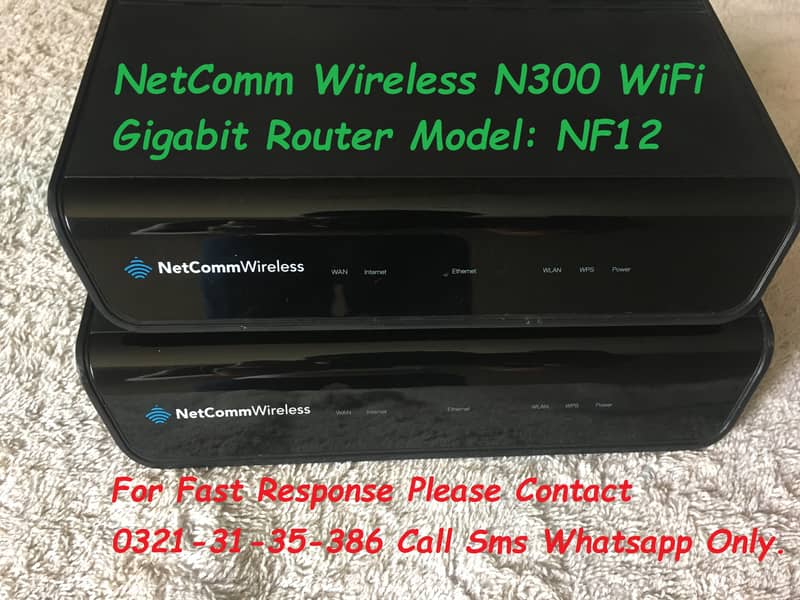 netcomm gigabit wifi router n300mbps 0