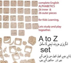 26 Pcs English Alphabets Set for Kids