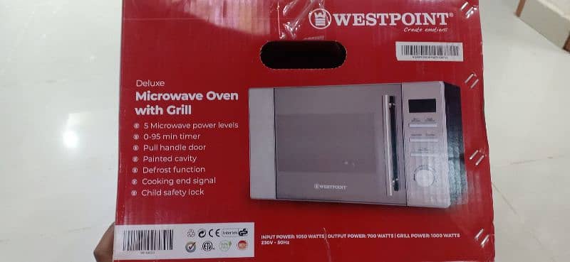 Westpoint Delux Microwave Oven With Grill 1