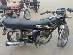 Honda CG-125 black 2020 Karachi no