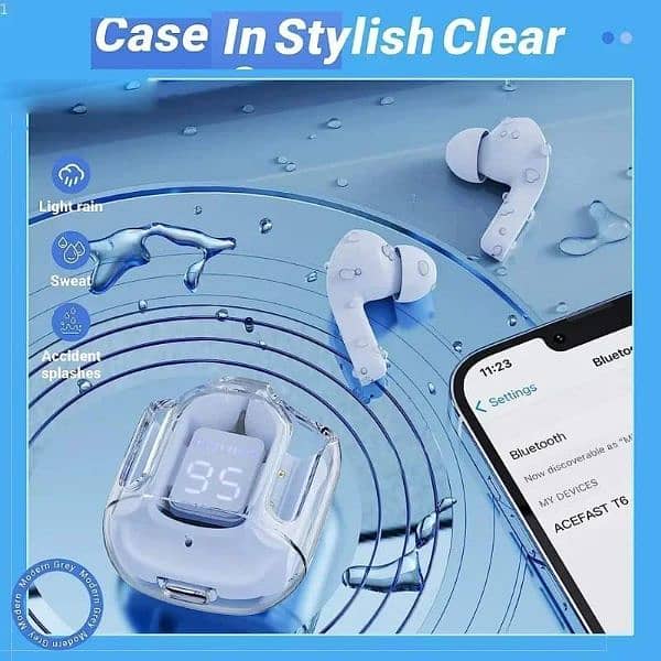 Air 31 Earbuds Wireless airpods in blue, Black and Green colour 2