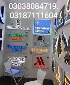 3D . LED . panaflex. sign . board