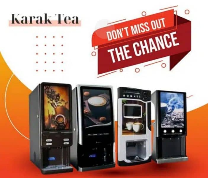 Tea and coffee vending machine/wholesale price/premixes 1