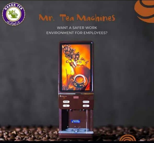 Tea and coffee vending machine/wholesale price/premixes 3
