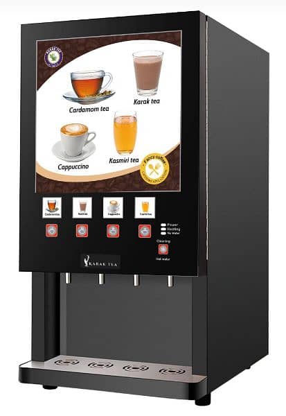 Tea and coffee vending machine/wholesale price/premixes 16