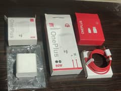 Official OnePlus Super Vooc 80W Charger + Fast Super Vooc 80W Cable