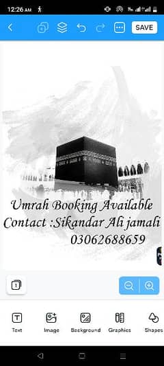 Umrah booking Available