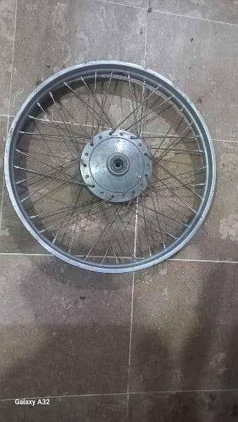 CD 70 Complete Rims (Front & Back) with Hub for sale slightly used 0