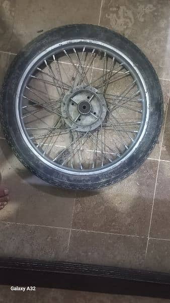 CD 70 Complete Rims (Front & Back) with Hub for sale slightly used 1