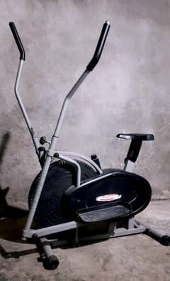 Elliptical Machine 2 in 1 Cross Trainer Exercise Bike-Cardio Fitness E 0