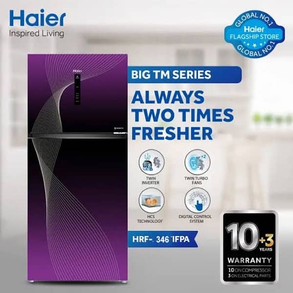 Haier Refrigerator HRF-346 inverter 1