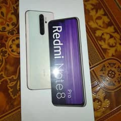 REDMI NOT 8 PRO 6/128 PTA APPROVED full genioun psc all acciseres