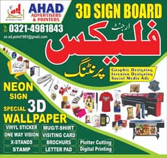 3D sign and printings