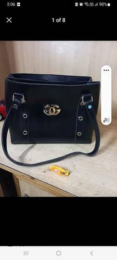leather  handbag