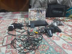 PS2 SuperSlim with 2 Controllers with Bag All Accessories Genman 0