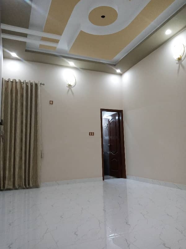 BRAND NEW 3 SIDES CORNER DOUBLE STORY HOUSE FOR SALE IN MODEL COLONY NEAR MALIR CAN'T ROAD AND JINNAH INTL AIRPORT 8