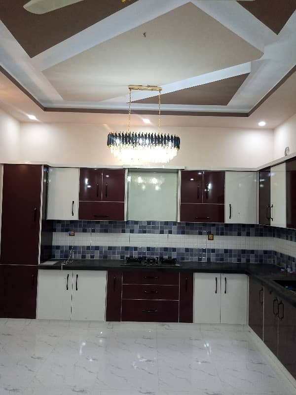 BRAND NEW 3 SIDES CORNER DOUBLE STORY HOUSE FOR SALE IN MODEL COLONY NEAR MALIR CAN'T ROAD AND JINNAH INTL AIRPORT 12
