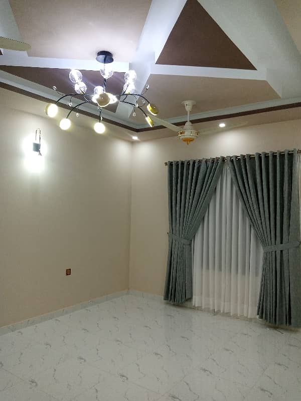 BRAND NEW 3 SIDES CORNER DOUBLE STORY HOUSE FOR SALE IN MODEL COLONY NEAR MALIR CAN'T ROAD AND JINNAH INTL AIRPORT 13
