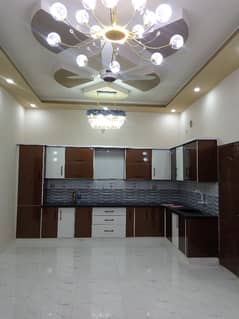 BRAND NEW 3 SIDES CORNER DOUBLE STORY HOUSE FOR SALE IN MODEL COLONY NEAR MALIR CAN'T ROAD AND JINNAH INTL AIRPORT 0