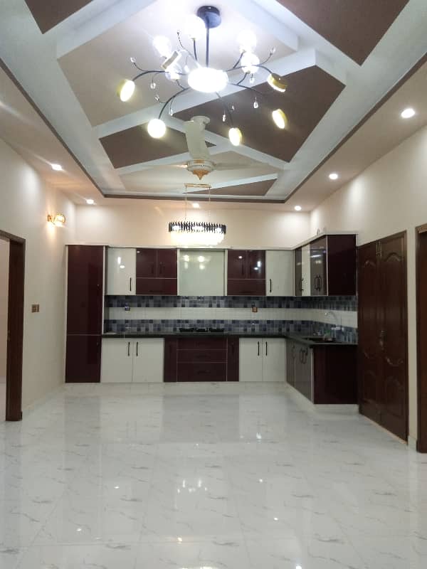 BRAND NEW 3 SIDES CORNER DOUBLE STORY HOUSE FOR SALE IN MODEL COLONY NEAR MALIR CAN'T ROAD AND JINNAH INTL AIRPORT 1