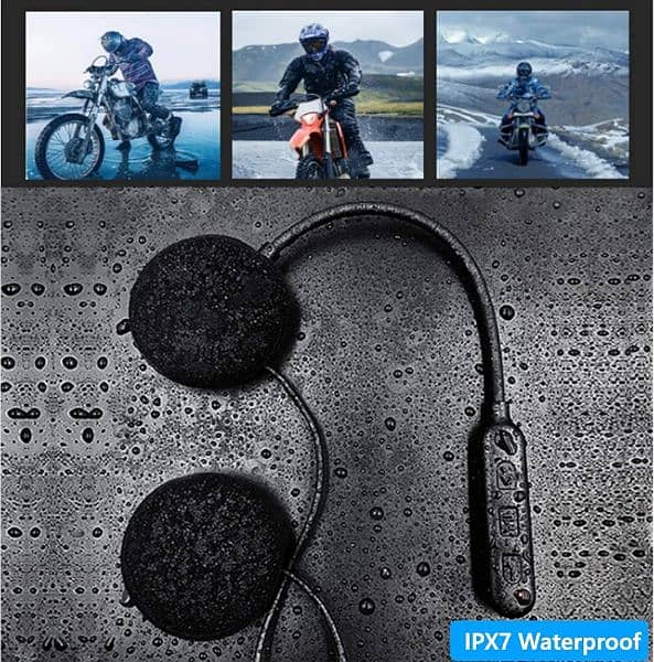 Bluetooth headphone with stereo sound quality bike helmet headphone 7