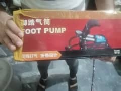foot Pump for bike, cycle and Car