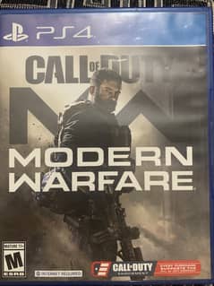 Call Of Duty Modern Warfare PS4 Disk