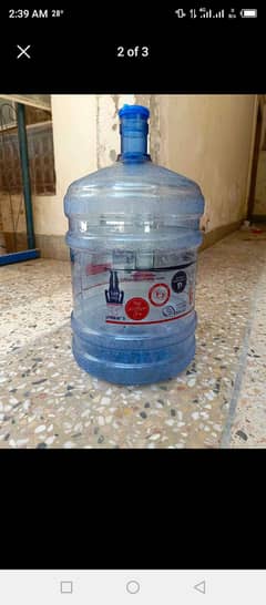 19 litre water bottle