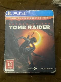 shadow of the tomb raider limited book edition PS4
