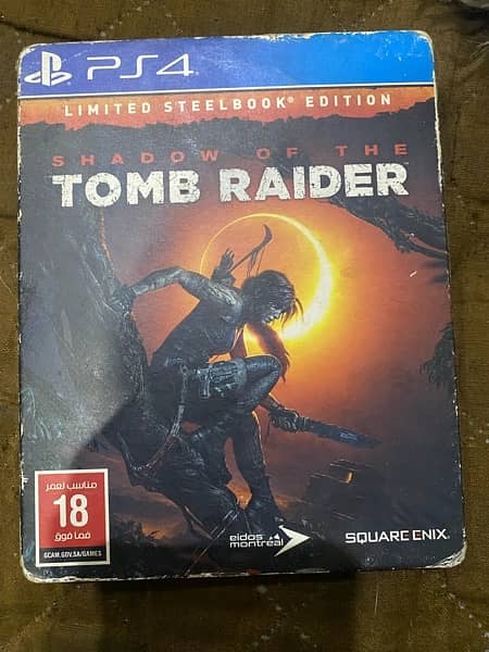 shadow of the tomb raider limited book edition PS4 1