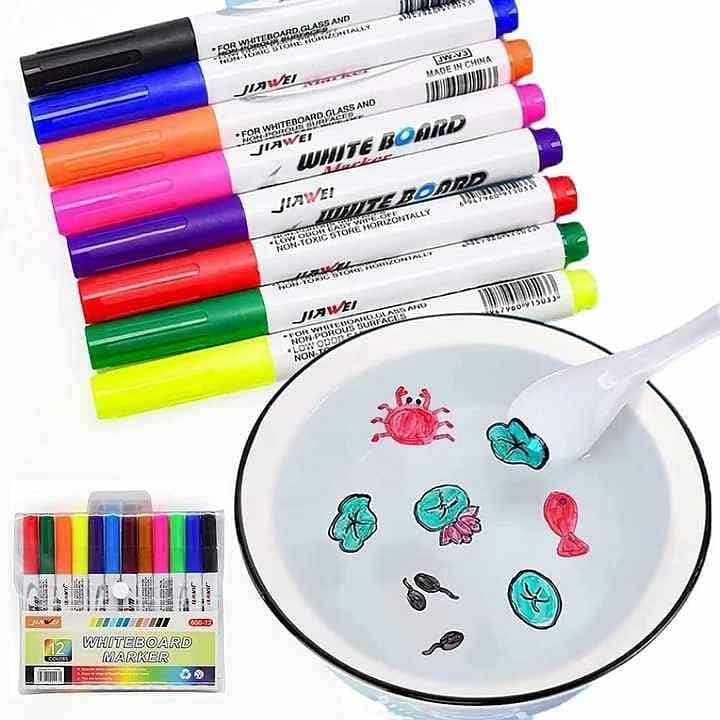 11Pcs Multicolor Magical Water Floating Painting Pen 9