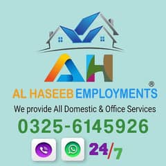 We provide House maids,Cooks Drivers Baby sitter etc