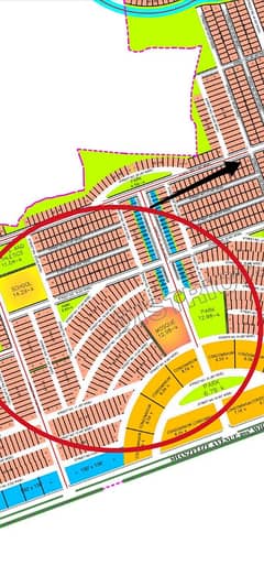 10 marla belted district 4 plot Available Blue World City